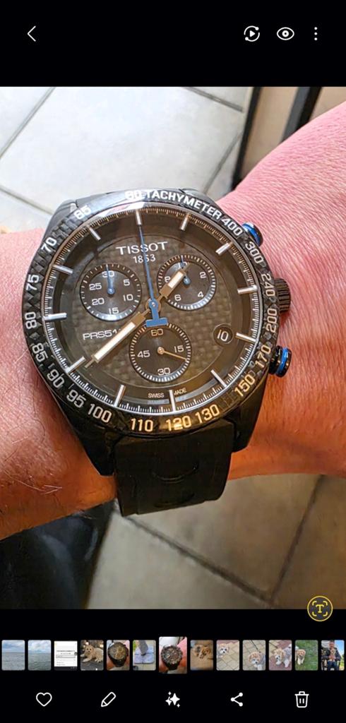 Tissot prs 516 chrono, Enlèvement, Acier, Acier