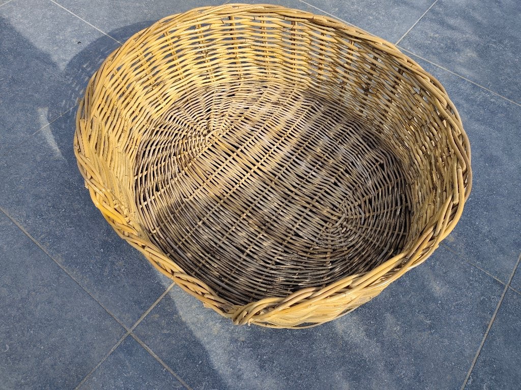 Grand panier pour chien en osier, Enlèvement, Comme neuf