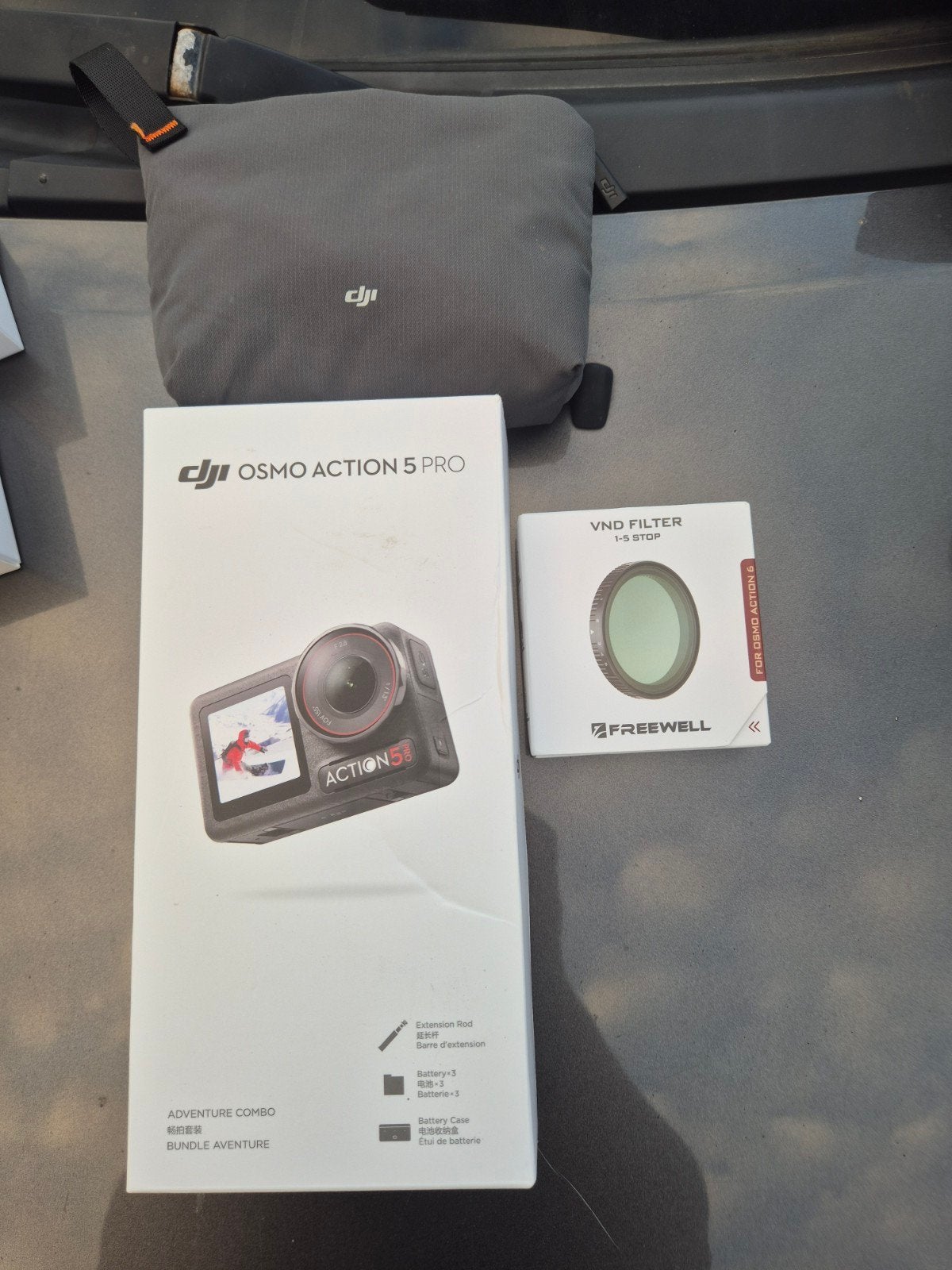 DJI Osmo Action 5 Pro Adventure Combo-actiecamera., Ophalen
