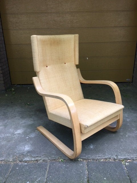 design fauteuil Alvar Aalto Artek model 401/36, 75 à 100 cm, Enlèvement, Utilisé, 50 à 75 cm