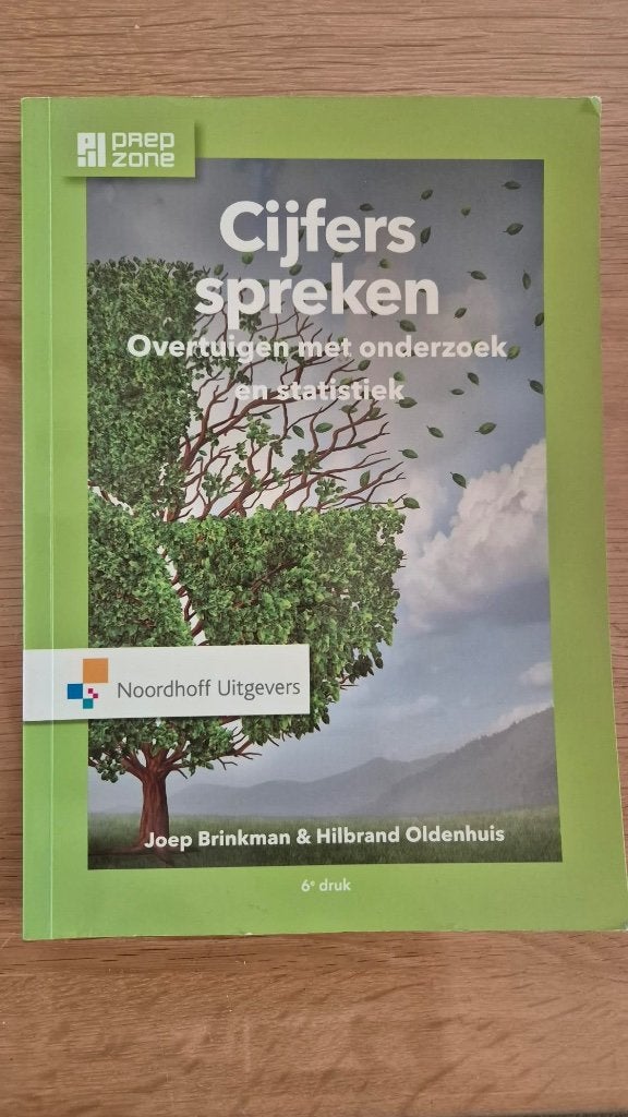 Cijfers spreken, Livres, Science, Enlèvement ou Envoi, Joep Brinkman, Comme neuf, Autres sciences