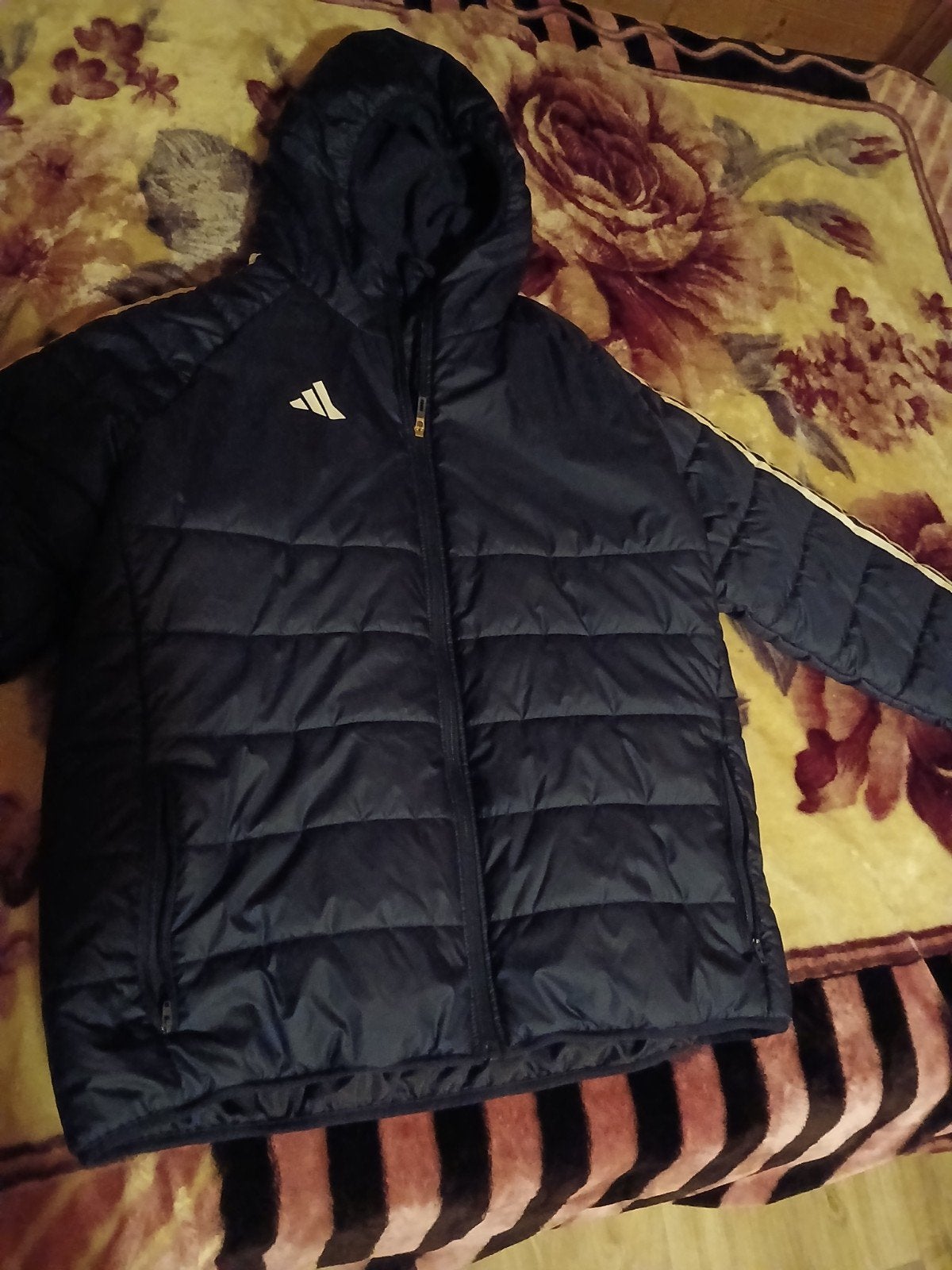 Jas blauw Adidas maat XL, Ophalen, Maat 56/58 (XL), Blauw