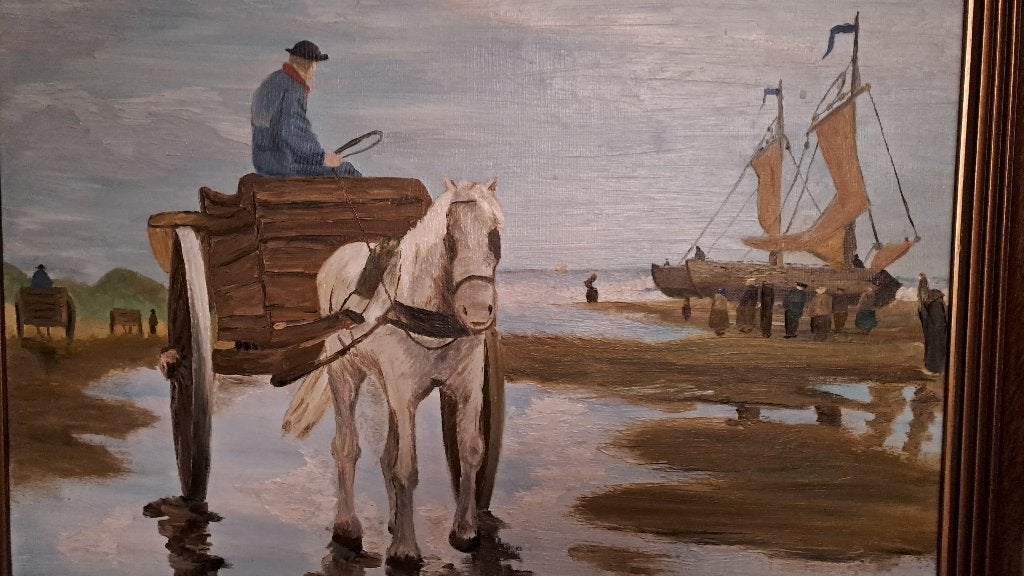 Schilderij visvangst, Enlèvement