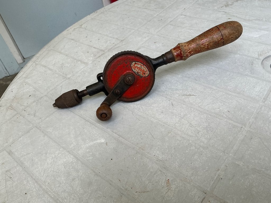 Vintage eierklopper handboor, Doe-het-zelf en Bouw, Ophalen, Gebruikt