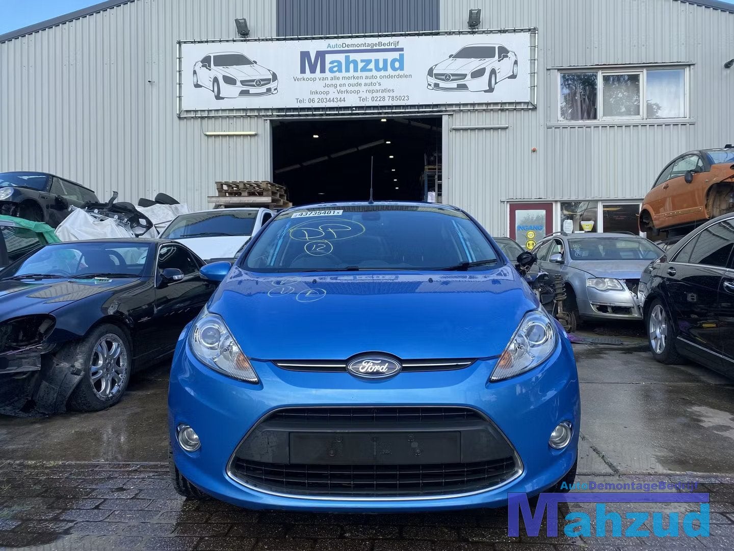 2011 FORD FIESTA 7 1.4 TDCI KVJA BLAUW 99 Onderdelen demonta, Auto-onderdelen, Gebruikt, Info@ford.com, Ford, Ford Motor Company