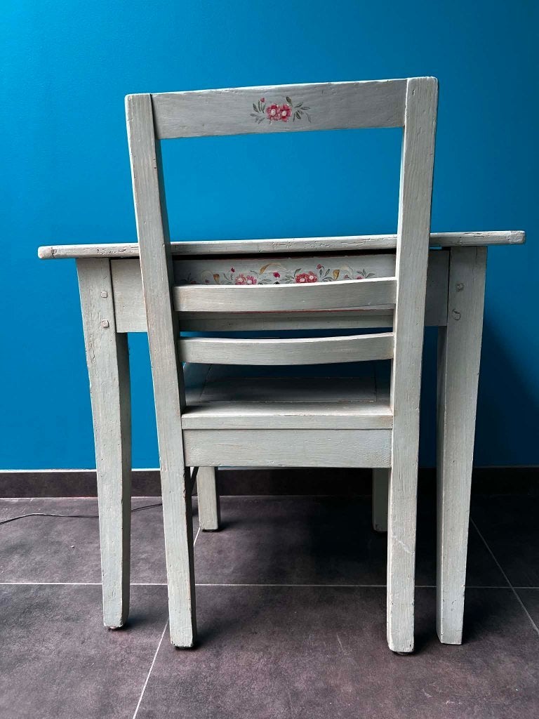 Handbeschilderd kinderbureau, Ophalen, Gebruikt, Kinderbureau