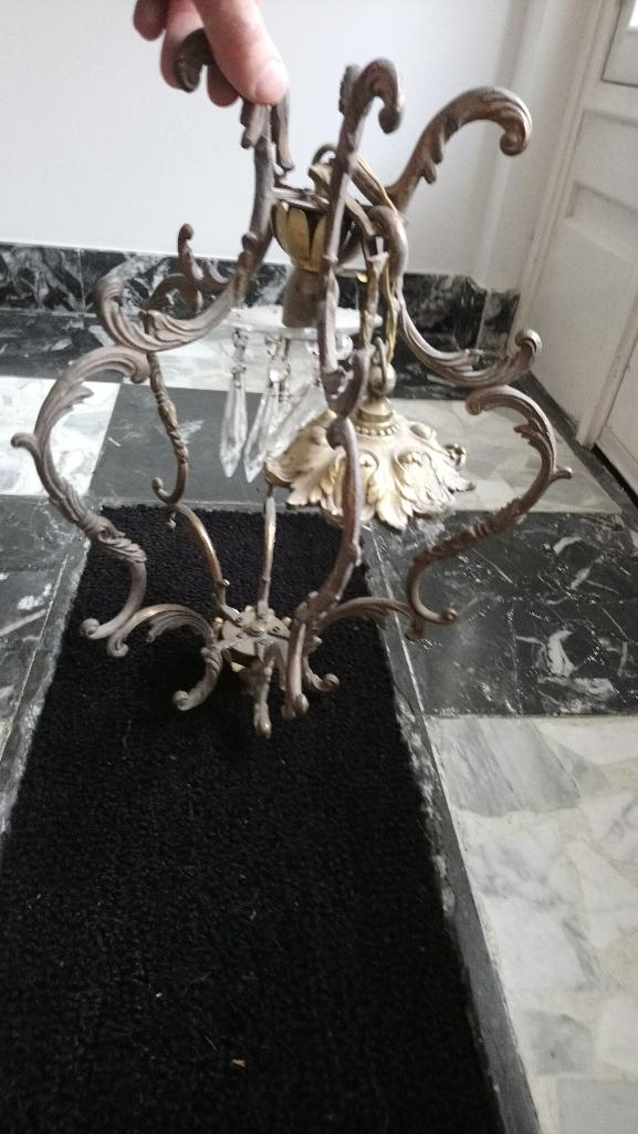 Lampadaire, Années 60, Verre, Moins de 100 cm, Enlèvement