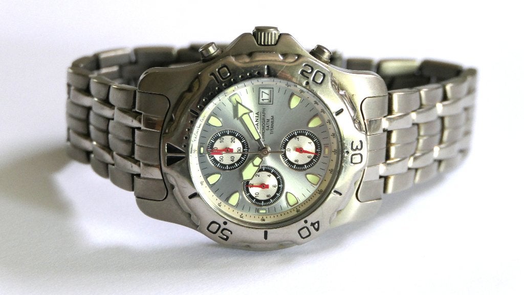 Rodania Titanium Chrono, Montre-bracelet, Autres marques, Enlèvement ou Envoi, Comme neuf