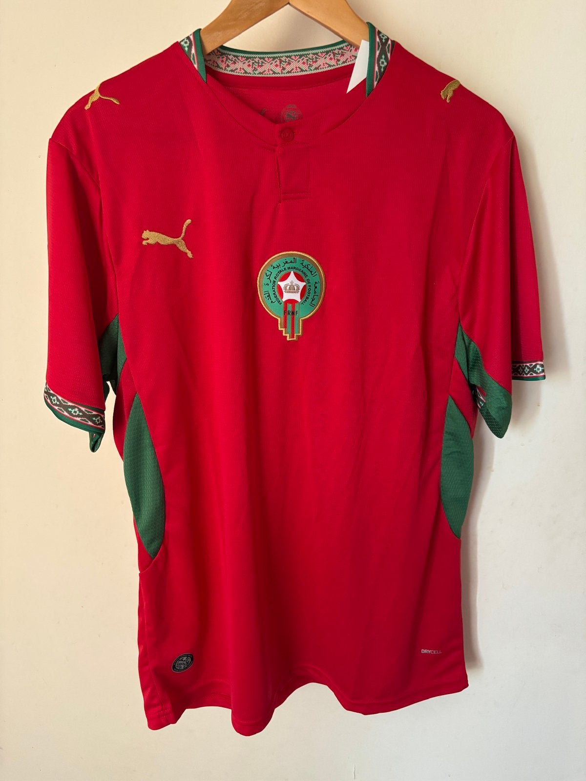 Maillot Maroc 2026/27 S au 2XL, Sports & Fitness, Football, Comme neuf, Maillot, Taille M, Enlèvement