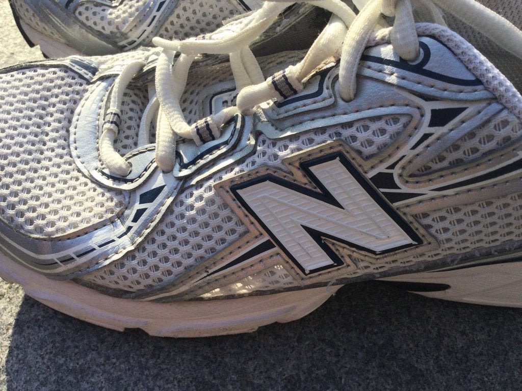 New balance 740, sportschoenen/sneakers, Wit, New Balance, Ophalen of Verzenden, Zo goed als nieuw