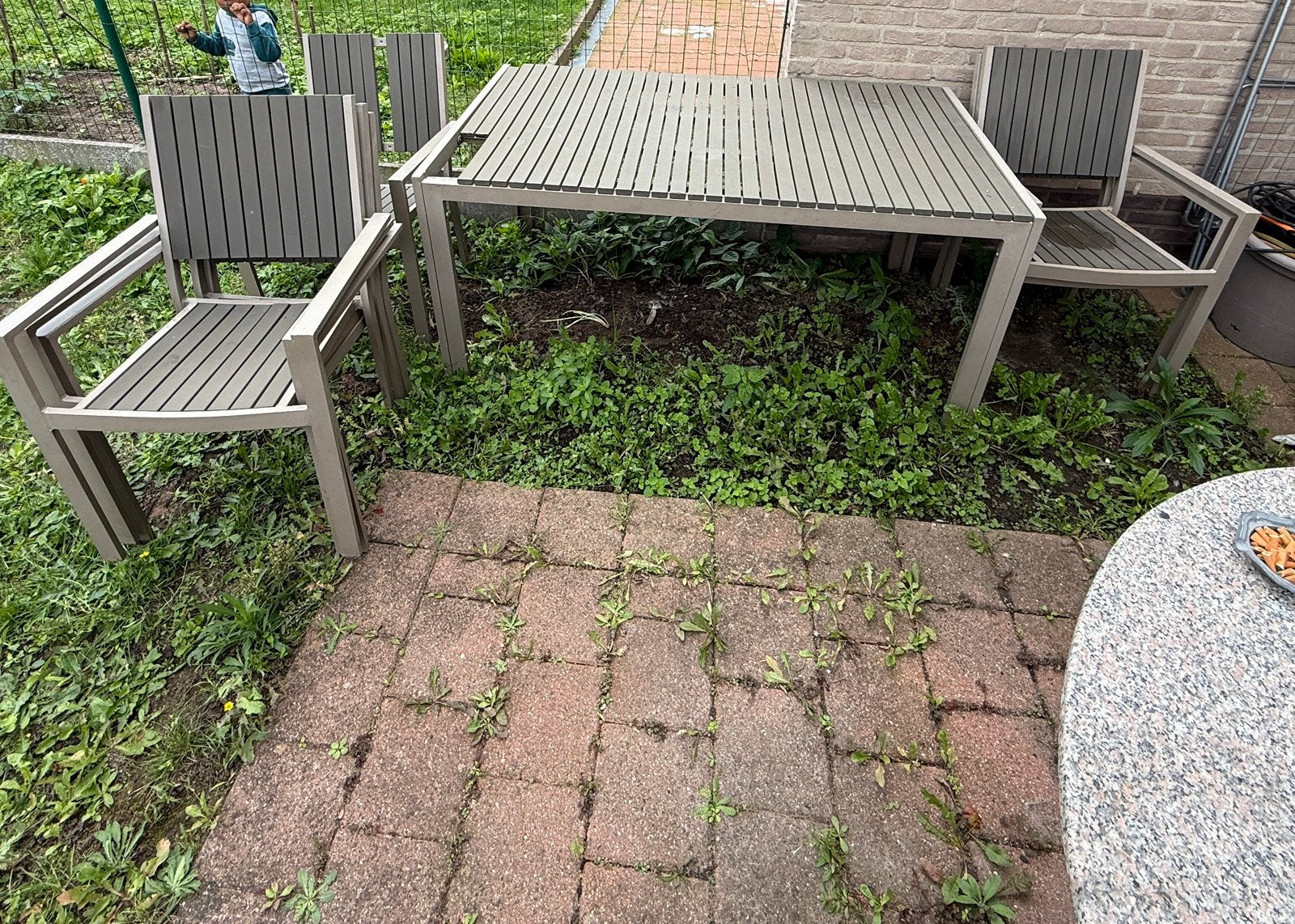 Tafel met 6 stoelen. GRATIS, Enlèvement, Utilisé