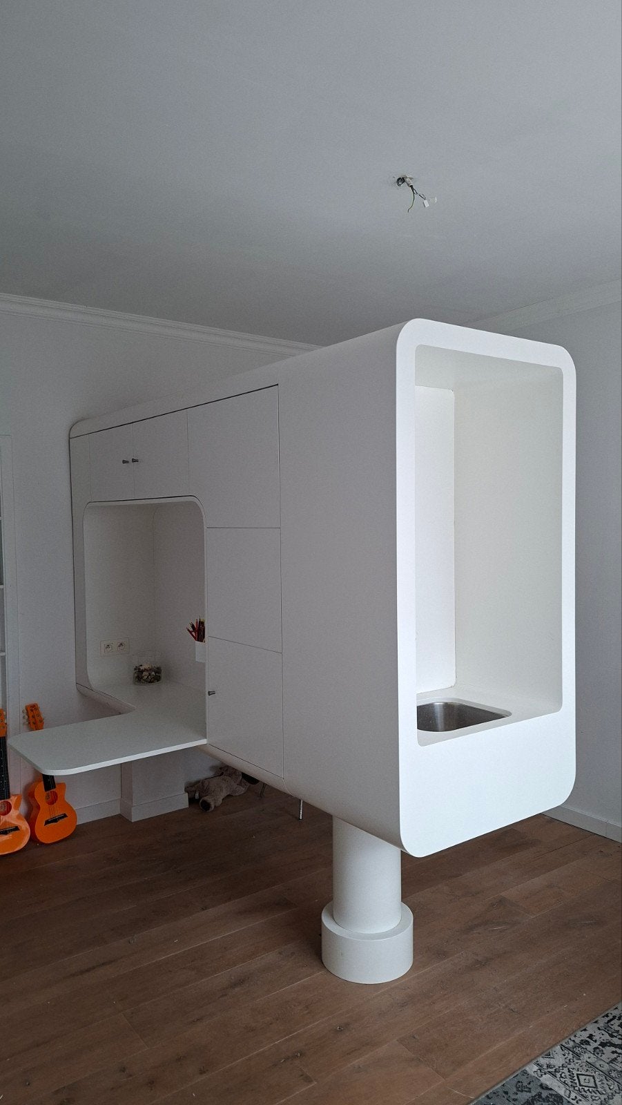 Mobilier de bureau design avec 2 bureaux, Moderne, Enlèvement, Espace de rangement, Bureau duo