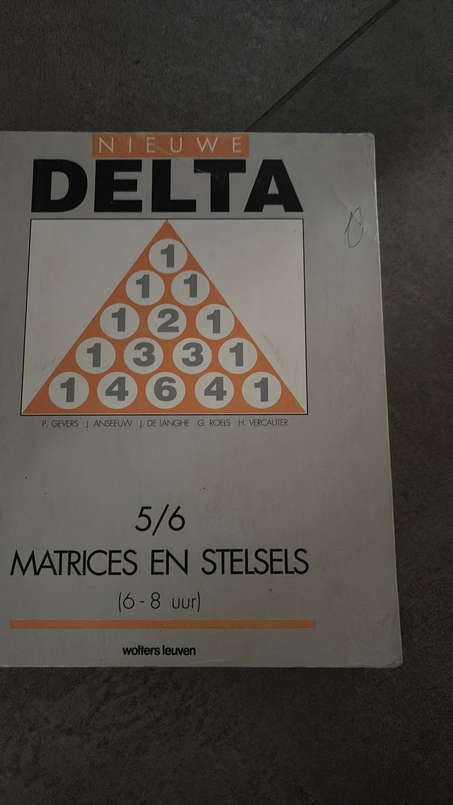 Delta 5/6 matrices en stelsels, Boeken, Ophalen, Zo goed als nieuw