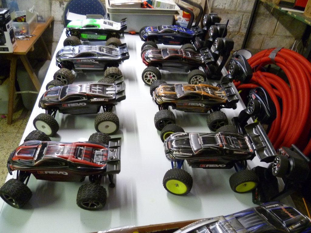 E-REVO 1/16ème TRAXXAS, Voiture off road, Utilisé, Électro, RTR (Ready to Run)