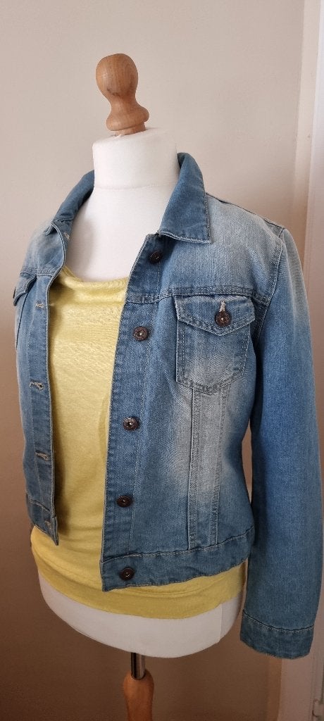 NIEUW artikel : Jeans jack - Maat L, Ophalen of Verzenden, Nieuw, Maat 42/44 (L), Blauw