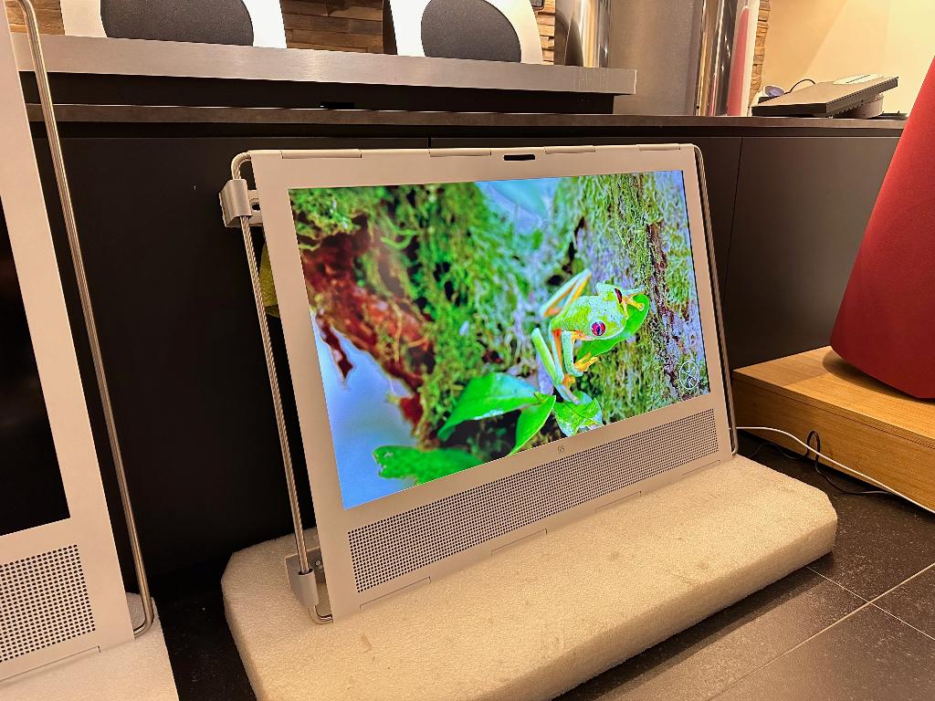 Bang & Olufsen Beoplay V1-32 wit met muurbeugel - B&O, TV, Hi-fi & Vidéo, Accessoires de télévision, Comme neuf, Enlèvement