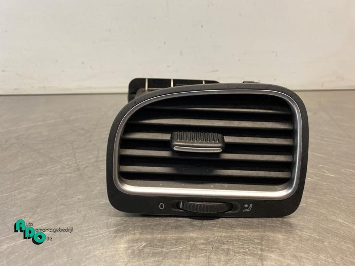 Luchtrooster Dashboard van een Volkswagen Golf (Golf 09-), Gebruikt, -, Volkswagen, -