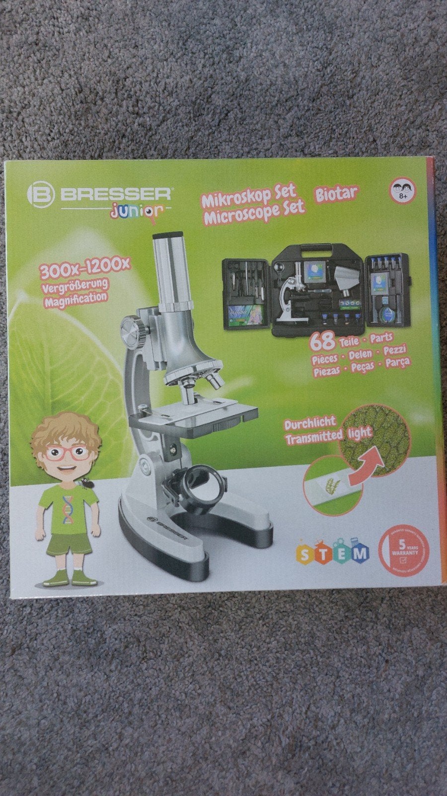 NEUF ! Microscope Set 8+ Bresser Optics 8851000, TV, Hi-fi & Vidéo, Matériel d'optique | Microscopes, Enlèvement ou Envoi