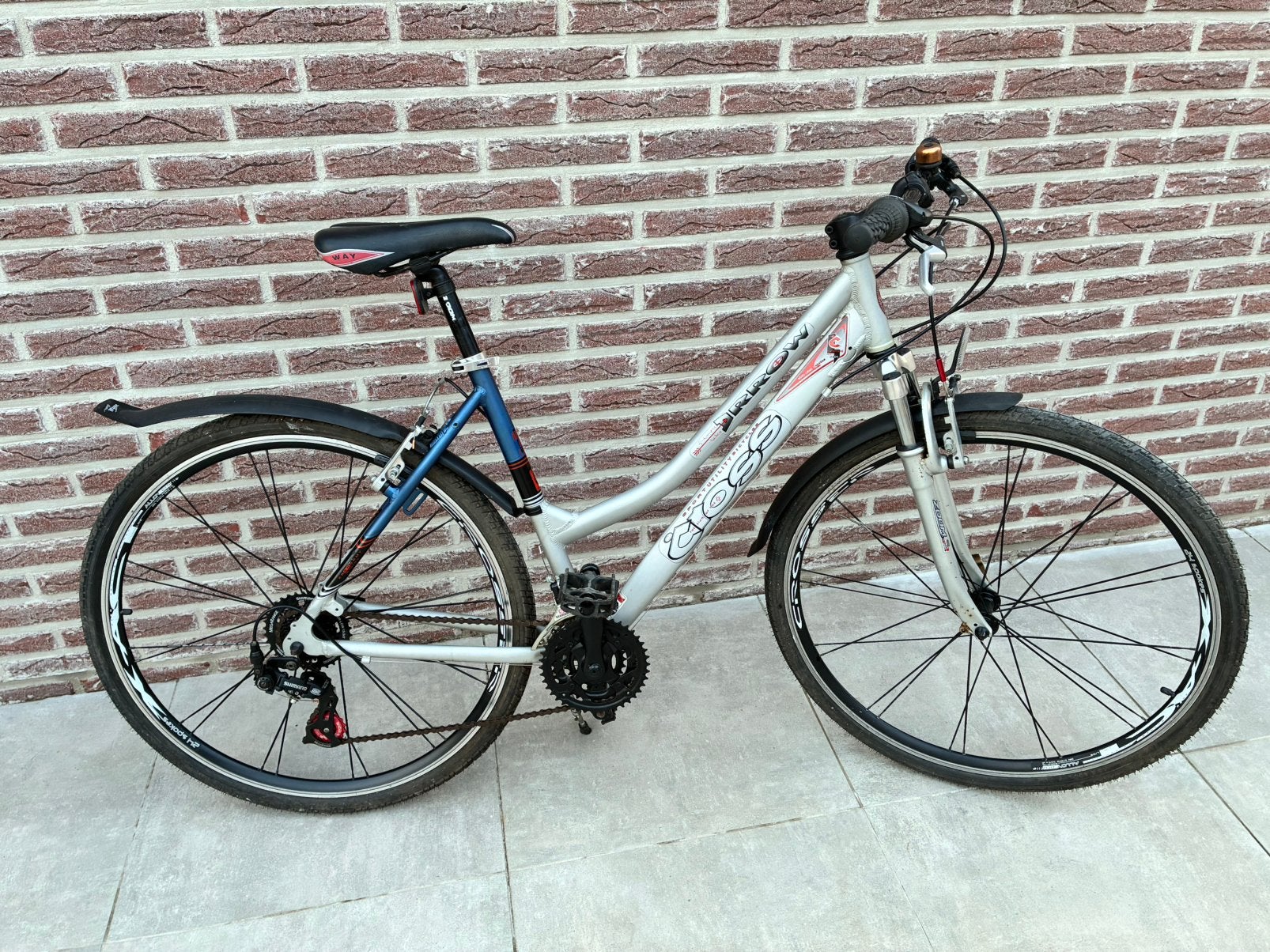 Sportieve damesfiets, 28 inch, Gebruikt, Velgrem, Ophalen