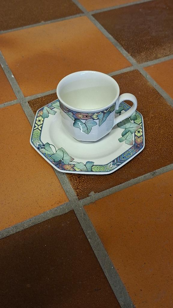 Villeroy & Boch Pasadena, Huis en Inrichting, Keuken | Servies, Ophalen, Gebruikt, Porselein, Kop(pen) en/of Schotel(s)