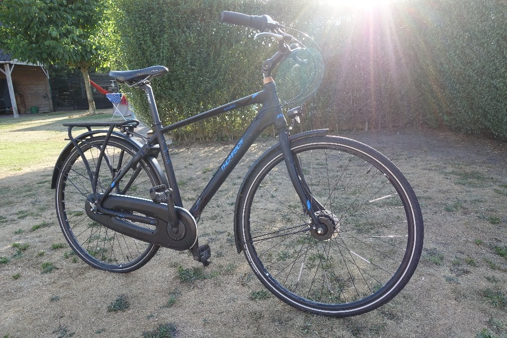 Herenfiets  merk Thomson, Fietsen en Brommers, Gebruikt, Versnellingen, Trommelrem, Ophalen