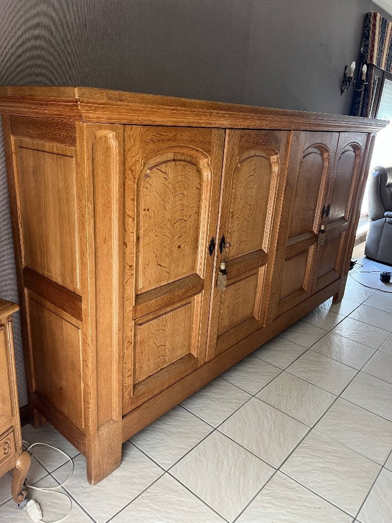 houten kast, Huis en Inrichting, Ophalen, Eikenhout, 200 cm of meer, 25 tot 50 cm