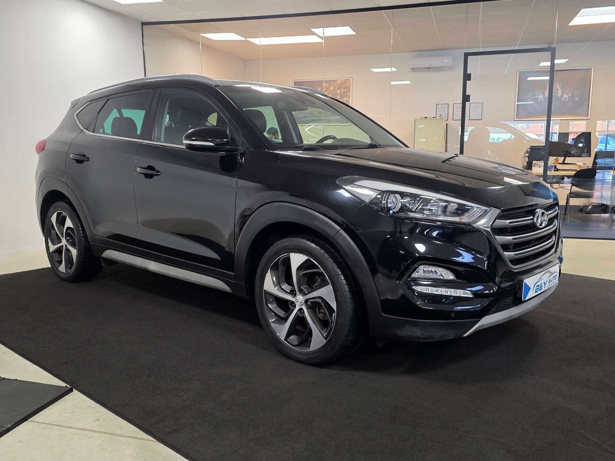 Hyundai Tucson Blue 1.7 CRDi DCT Style Automaat / Leder, Autos, Cuir, Achat, Euro 6, Entreprise
