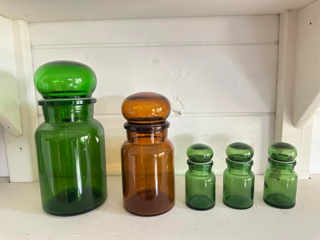Set glazen bokalen, Ophalen of Verzenden