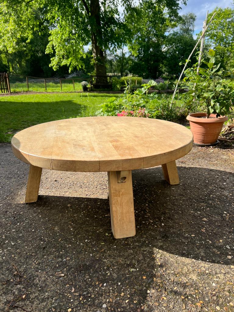 table basse en bois massif — style Japandi, Enlèvement