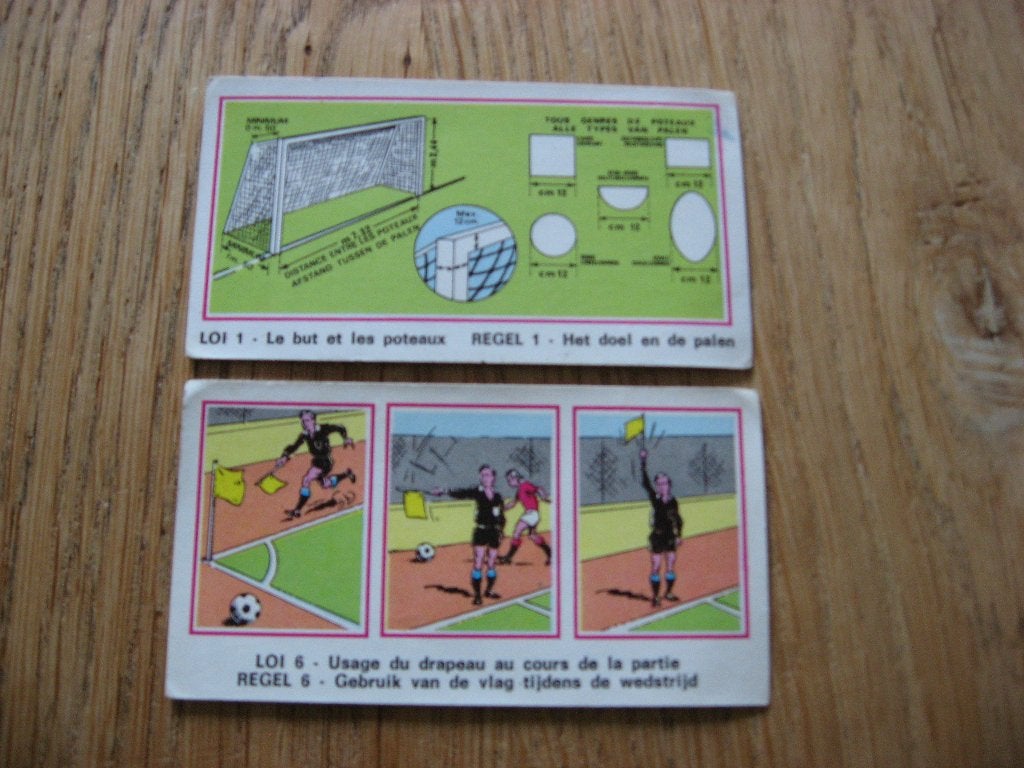 Stickers Panini Football 76 Spelregels Nrs 387 - 393, Ophalen of Verzenden, Nieuw, Meerdere stickers