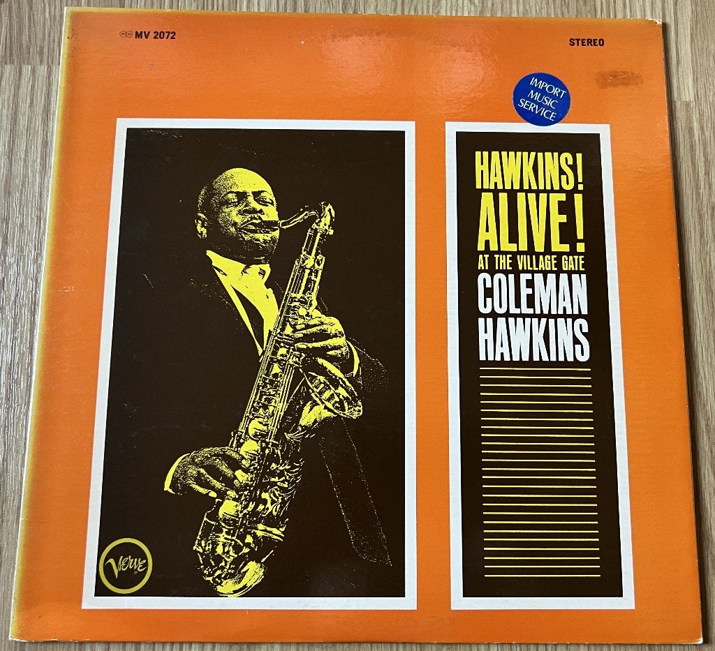 LP Coleman Hawkins - Alive! At The Village Gate, CD & DVD, Vinyles | Jazz & Blues, Enlèvement ou Envoi, Comme neuf