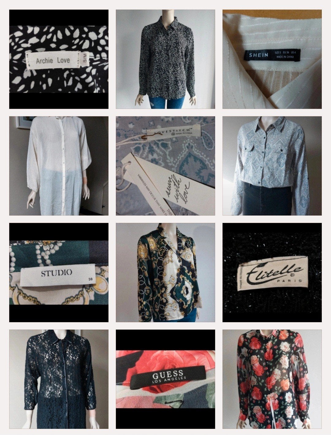 6 chemises M, Vêtements | Femmes, Packs de vêtements pour femmes