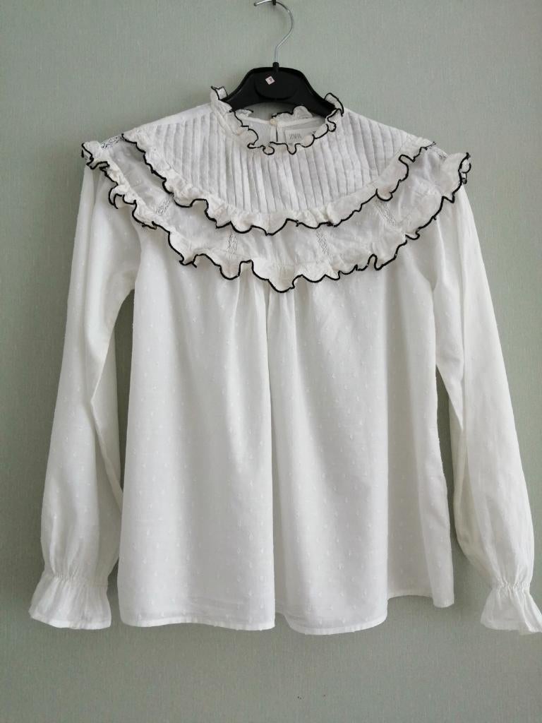 magnifique chemisier blanc Zara taille 13/14 ans, Enfants & Bébés, Vêtements enfant | Taille 164, Chemise ou Chemisier, Zara, Utilisé