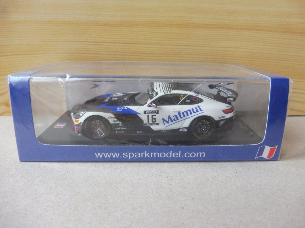 1:43 Spark SF263 Mercedes AMG GT4 Champion France 2021 #16, Ophalen of Verzenden, Zo goed als nieuw, Auto, Overige merken
