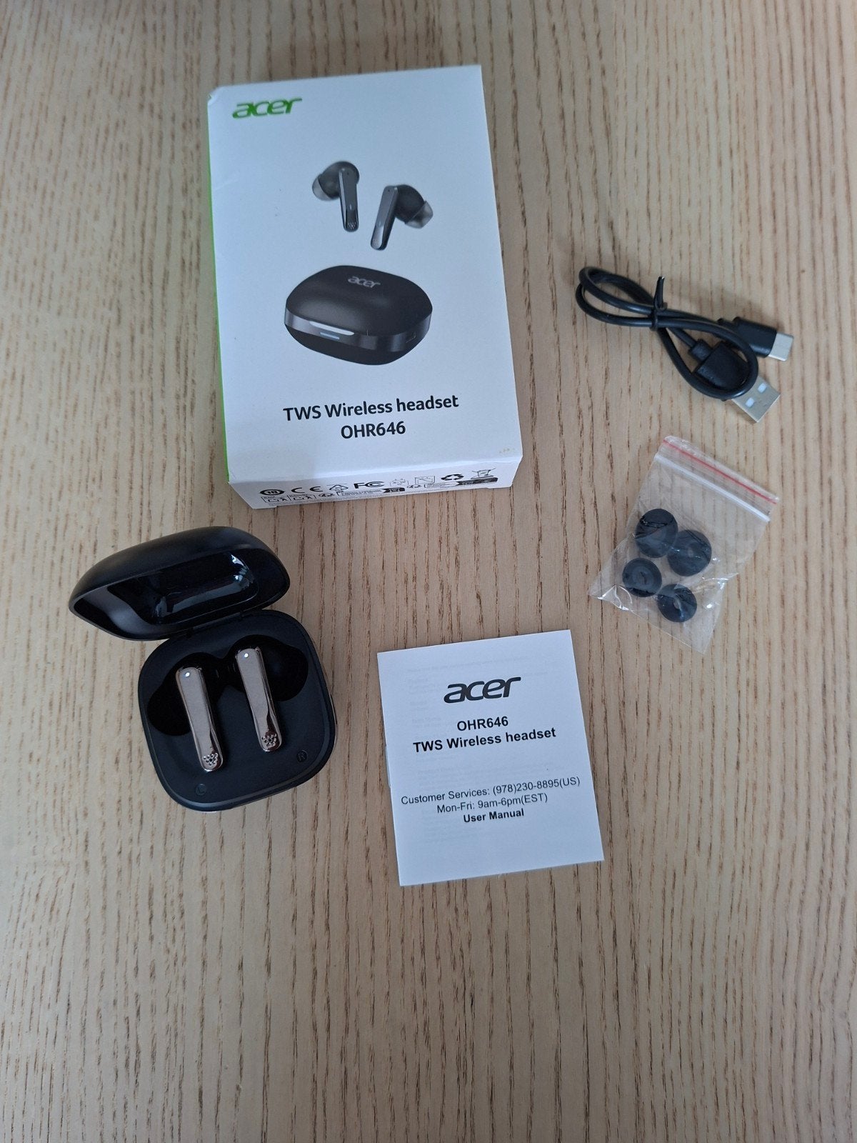 Acer TWS wireless headset ohr646, draadloos, Bluetooth,nieuw, Ophalen of Verzenden, Bluetooth