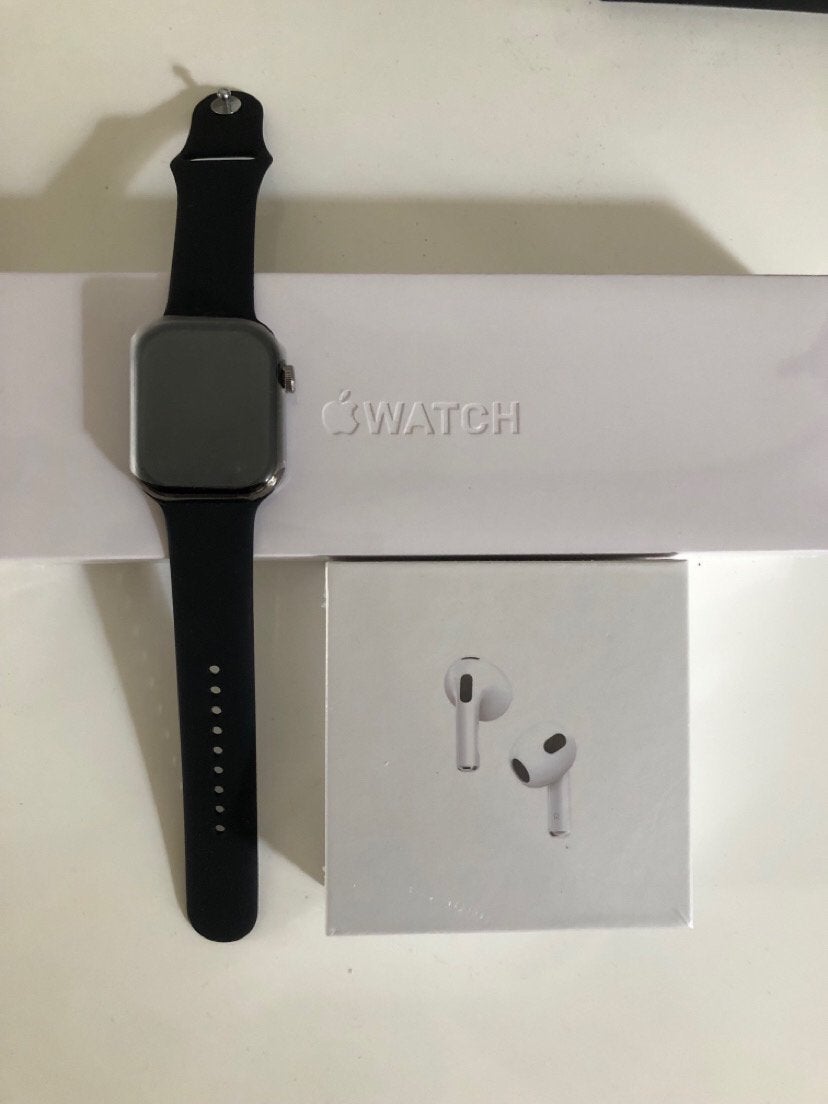 Apple watch 10 + airpods 3 nieuw!, Ophalen of Verzenden, GPS, Nieuw