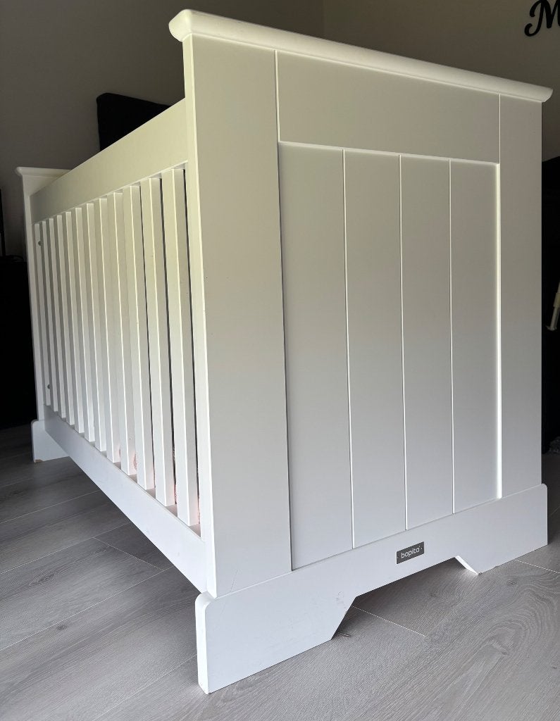 Babybed bopita + aerosleep matras, Ophalen, Zo goed als nieuw, Ledikant