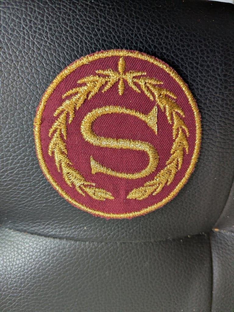 Badge S, Collections, Broches, Pins & Badges, Enlèvement ou Envoi, Comme neuf, Bouton