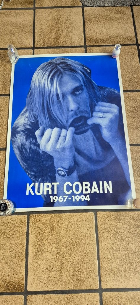 poster Kurt Cobain, Enlèvement ou Envoi, Utilisé, Affiche, Œuvre d'art ou Peinture