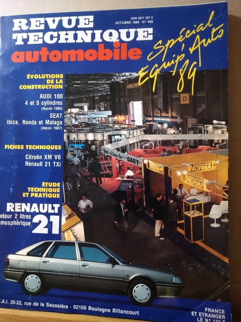 RTA 508 - Renault 21 - octobre 1989, Auto diversen, Handleidingen en Instructieboekjes, Ophalen of Verzenden