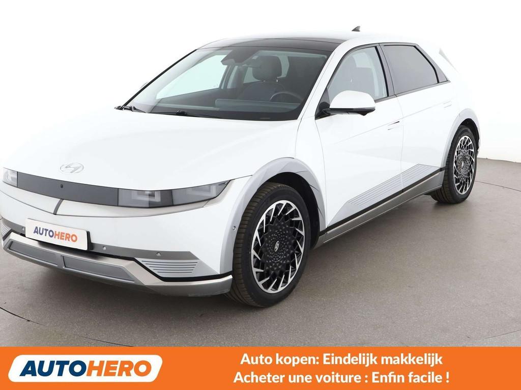 Hyundai IONIQ 5 electric drive 160 kW Uniq (bj 2021), Auto's, Hyundai, Automaat, Achterwielaandrijving, Gebruikt, Zwart