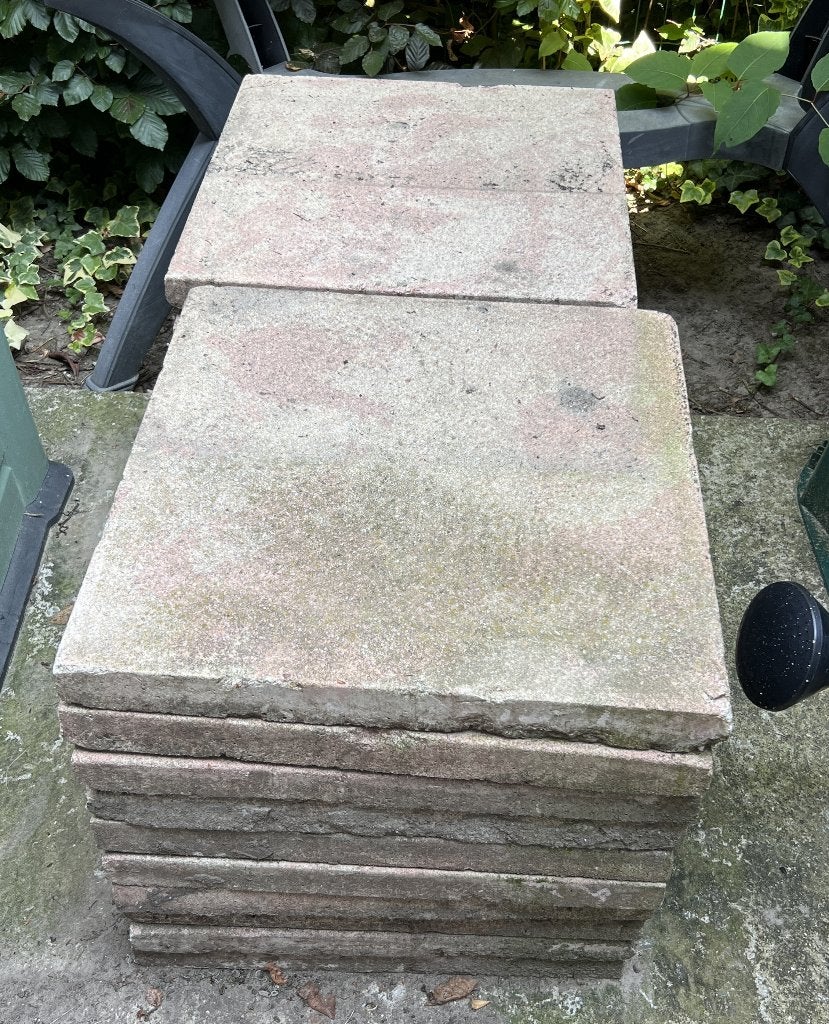 Terrastegels, Enlèvement, Utilisé, Tuiles de terrasse
