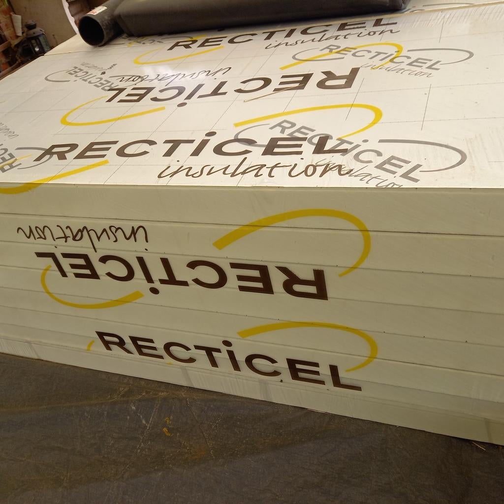 Isolatieplaten Recticel Eurowall dikte 6 cm 120x60x6, Enlèvement