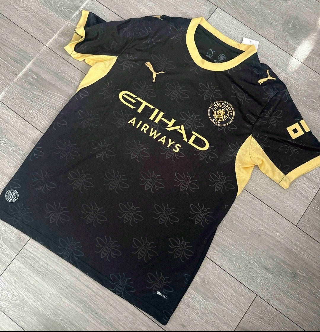 Manchester City Doku Voetbal Uitshirt Origineel Nieuw 2026, Sport en Fitness, Voetbal, Verzenden