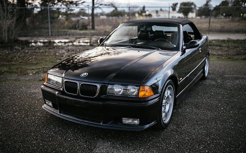 gezocht : bmw e36 cabriolet, Auto's, Zwart, Cabriolet, Zwart, Particulier
