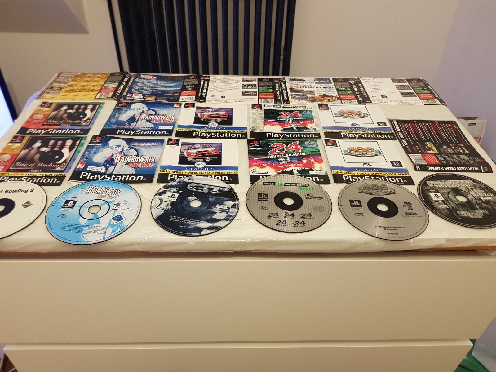 Lot 6 ps1-spellen, Games en Spelcomputers