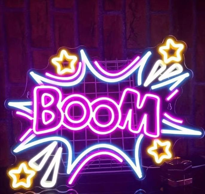 LED lamp neon stijl Boom (42.5x31.5cm), Verzamelen, Merken en Reclamevoorwerpen, Nieuw, Ophalen of Verzenden