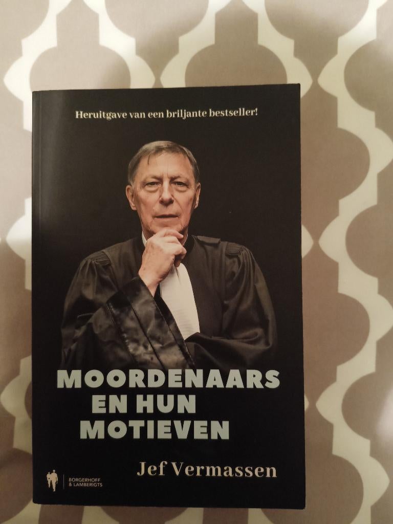 Moordenaars en hun motieven van Jef Vermassen, Boeken, Ophalen, Maatschappij en Samenleving, Zo goed als nieuw, Jef Vermassen