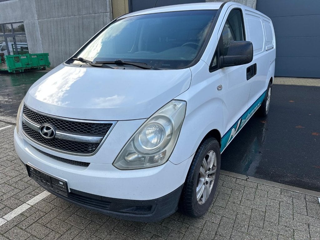 Hyundai H1 2.5TD DUBBELE SCHUIFDEUR 3 ZITPLAATSEN, Stof, Electronic Stability Program (ESP), Wit, Bedrijf