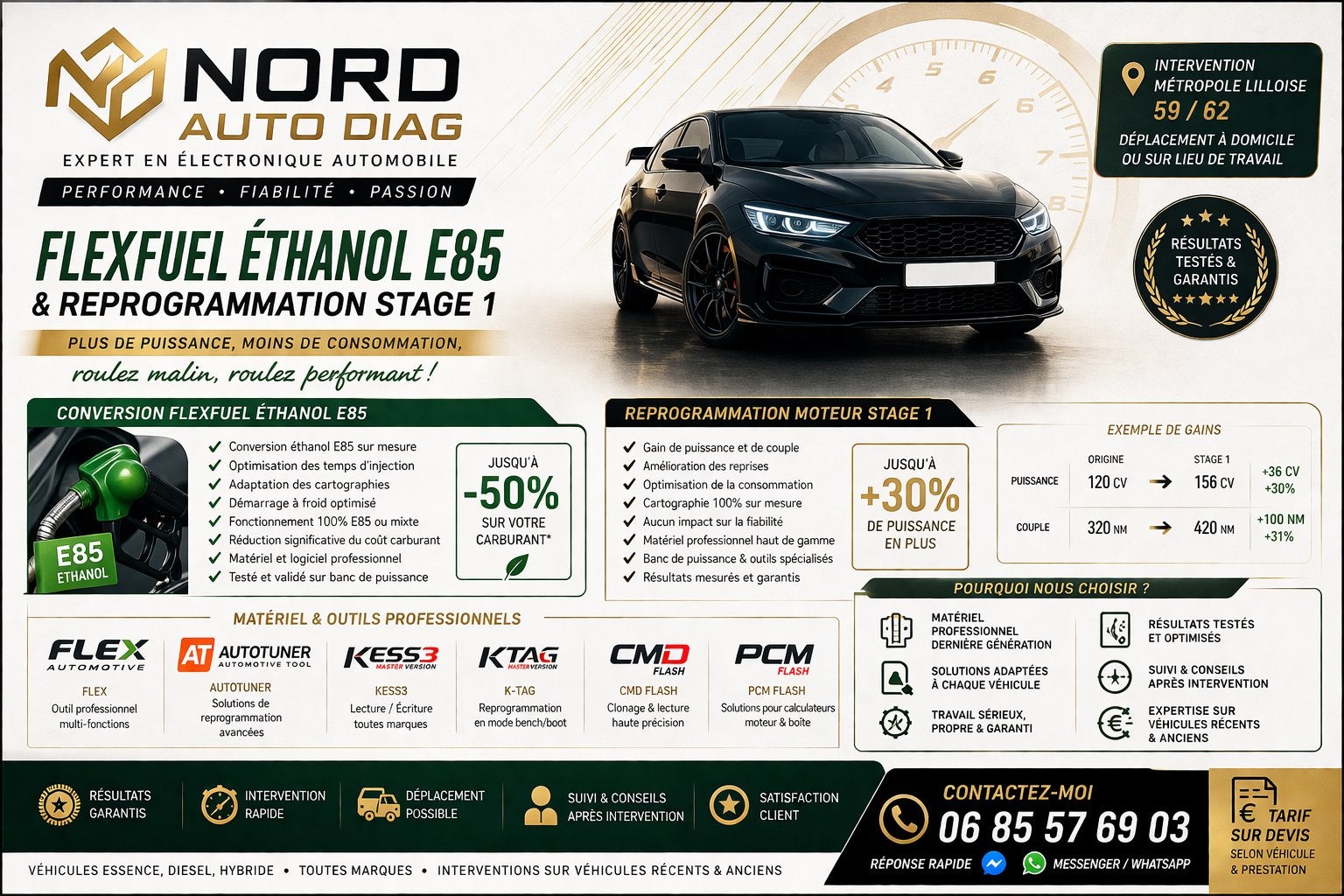 DIAGNOSTIC ANTIPOLLUTION & GESTION MOTEUR, Ophalen